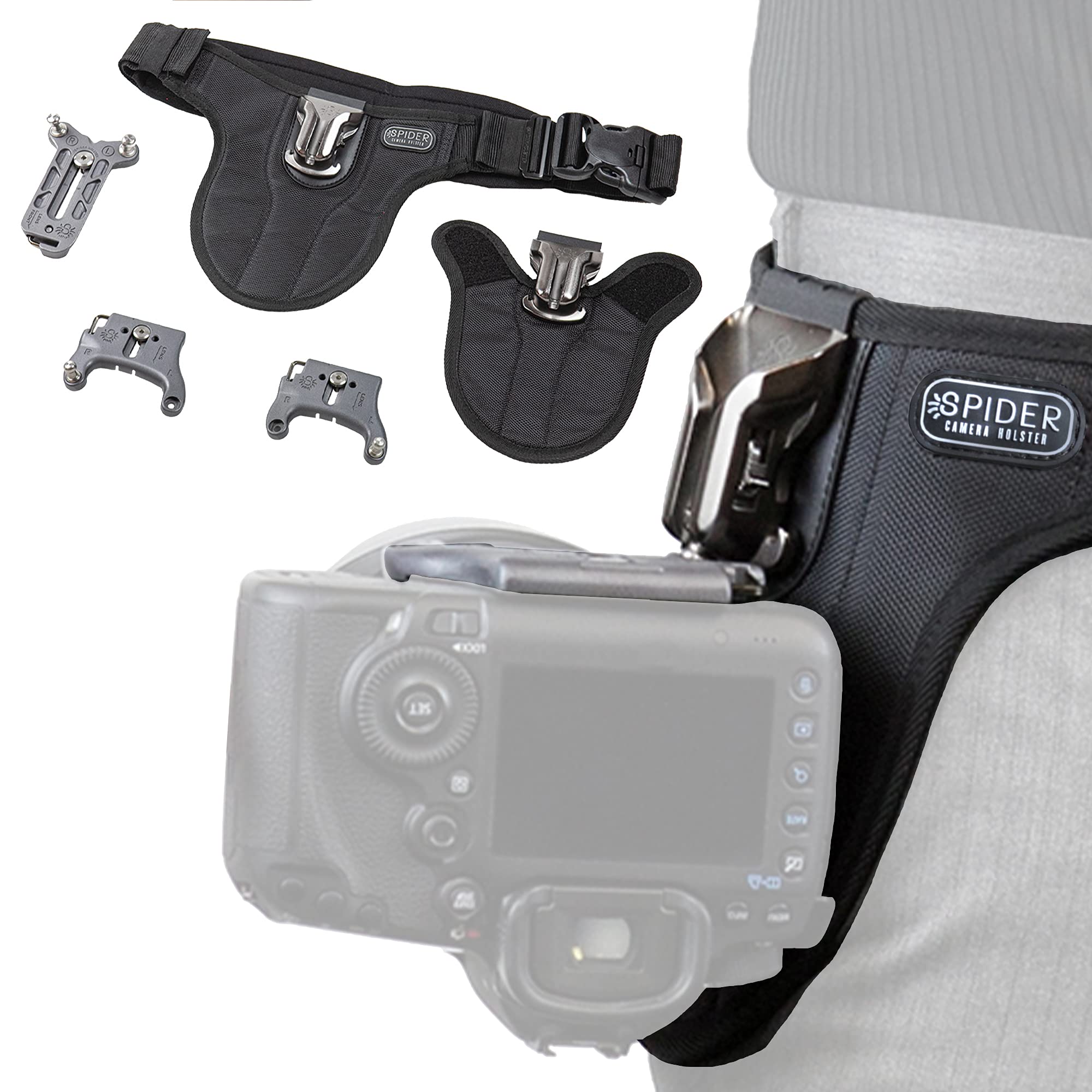 Spider Holster - SpiderPro DSLR Dual Camera System v2 - Carry System for (2) (7762750341358)